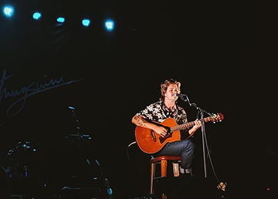 guy playing guitar